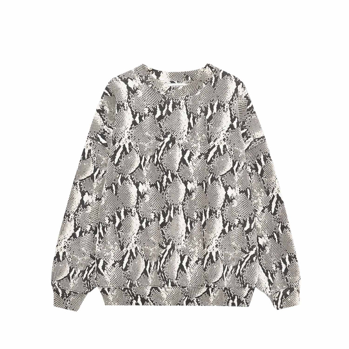 Patterned sweater on a white background