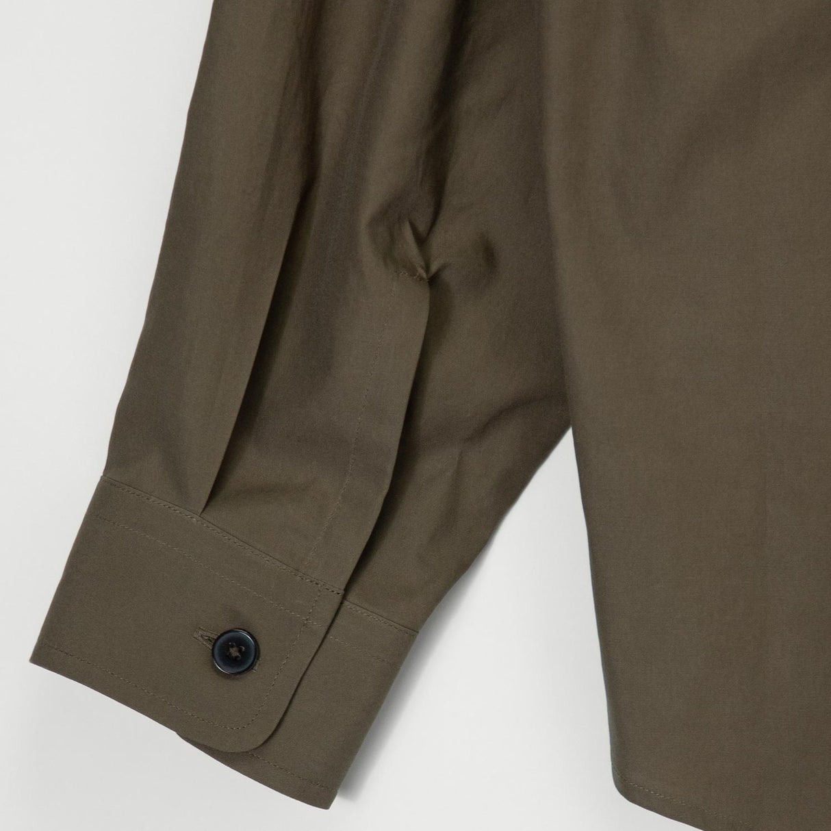 Auralee WASHED FINX TWILL BIG SHIRT, Brown