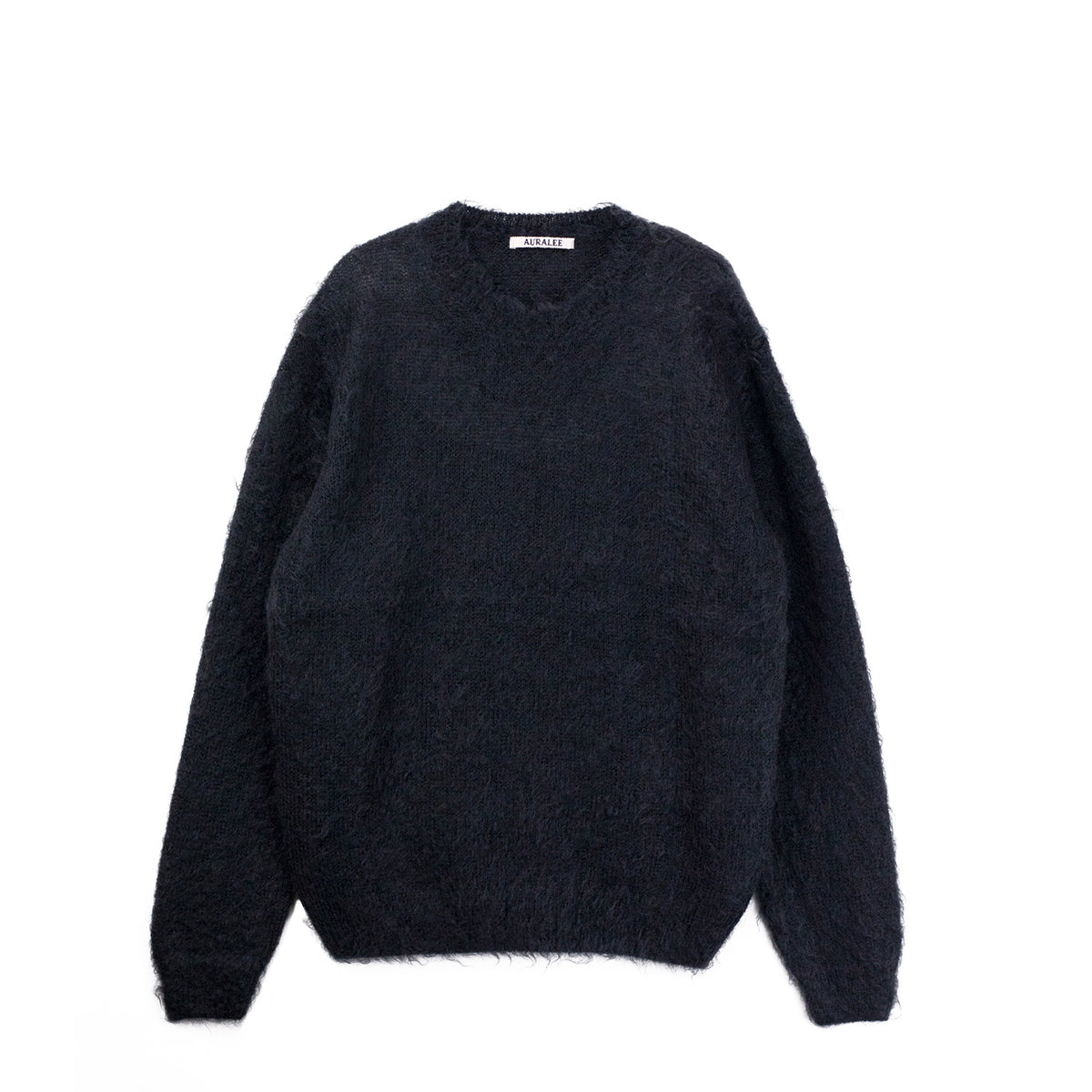 Auralee W'S BRUSHED SUPER KID MOHAIR KNIT P/O, Ink Black