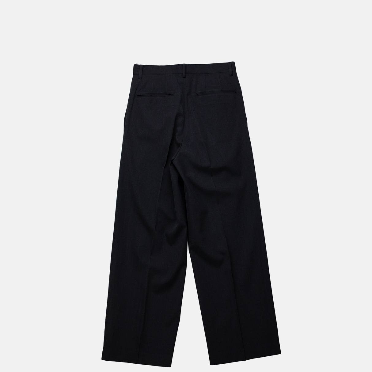 Auralee W'S LIGHT WOOL MAX GABARDINE SLACKS, Top Black