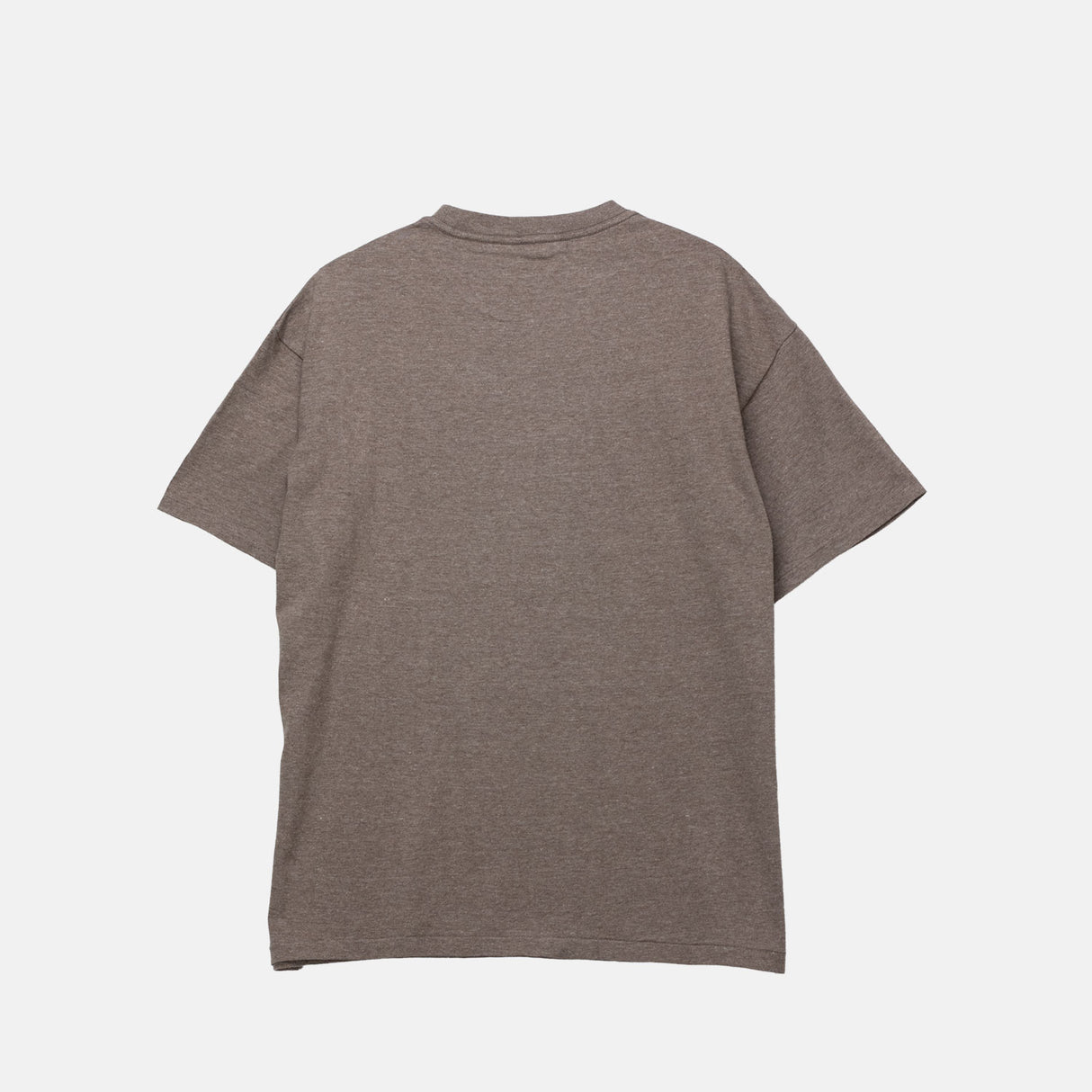 Auralee M'S SEAMLESS CREW NECK TEE TOP, Brown