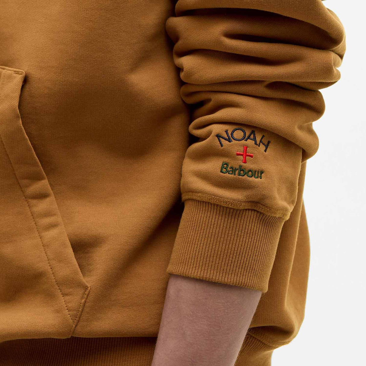 Barbour X Noah HOODIE, Tobacco