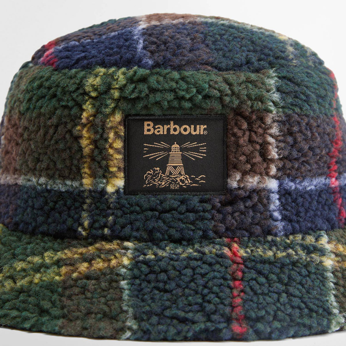 Barbour FIELD FLEECE BUCKET HAT, Classic Tartan/Black