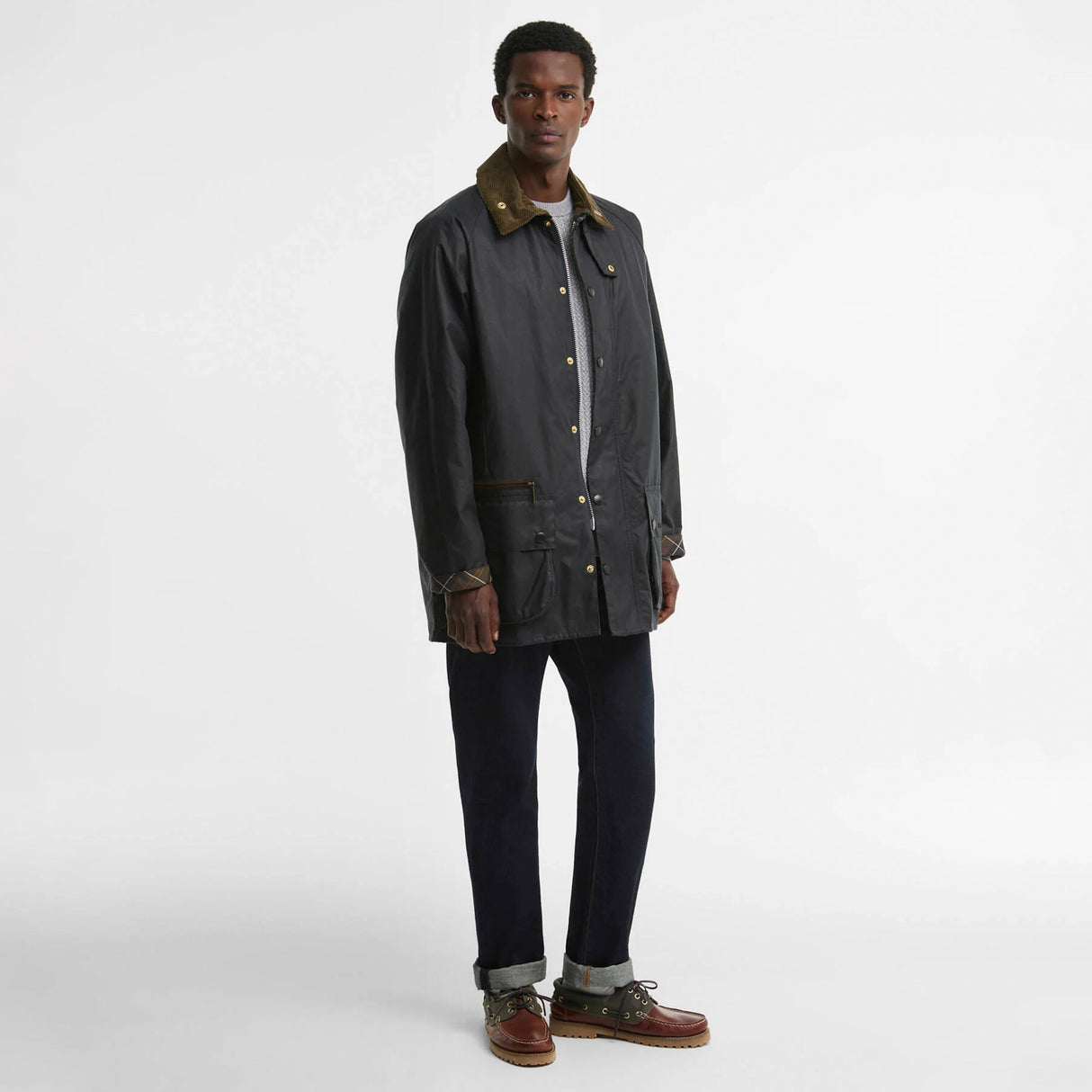 Barbour ICONS BEAUFORT WAXED JACKET, Navy