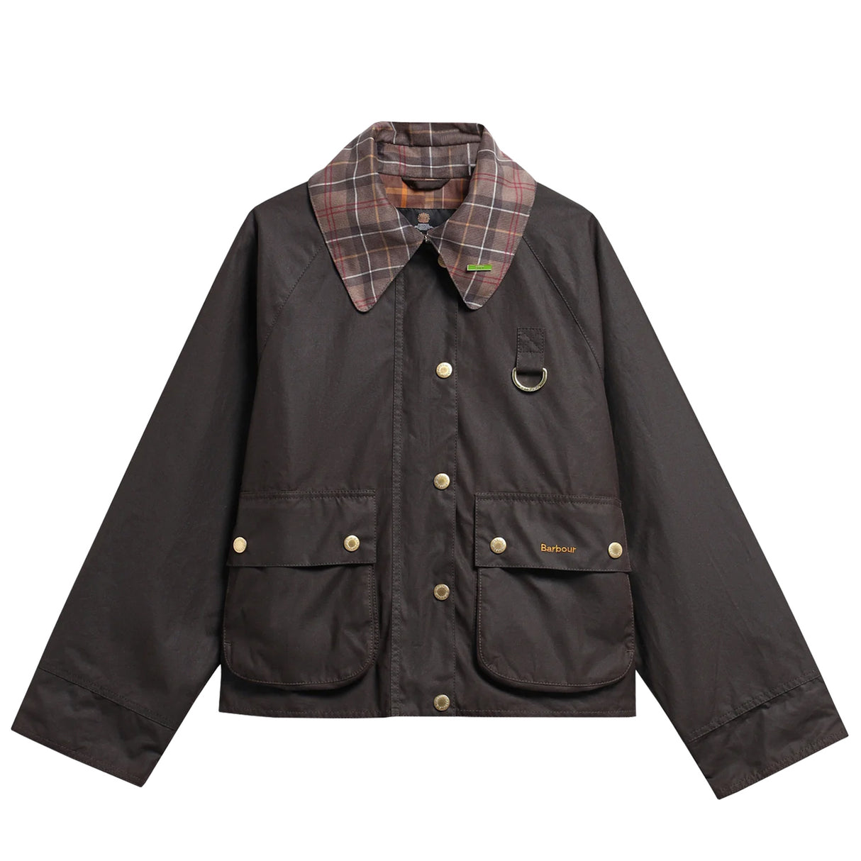 Barbour ICONS TARTAN COLLAR SPEY WAXED JACKET, Rustic