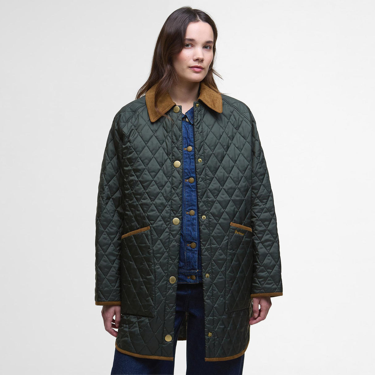 Barbour OS LIDDESDALE QUILTED JACKET, Olive