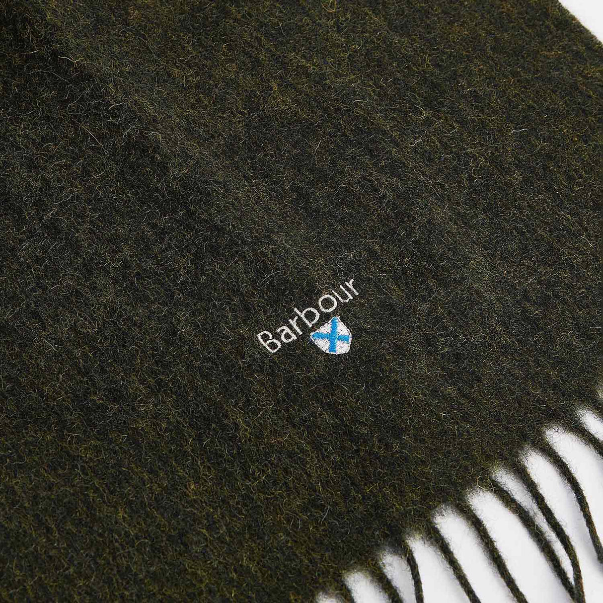 PLAIN LAMBSWOOL SCARF, Seaweed