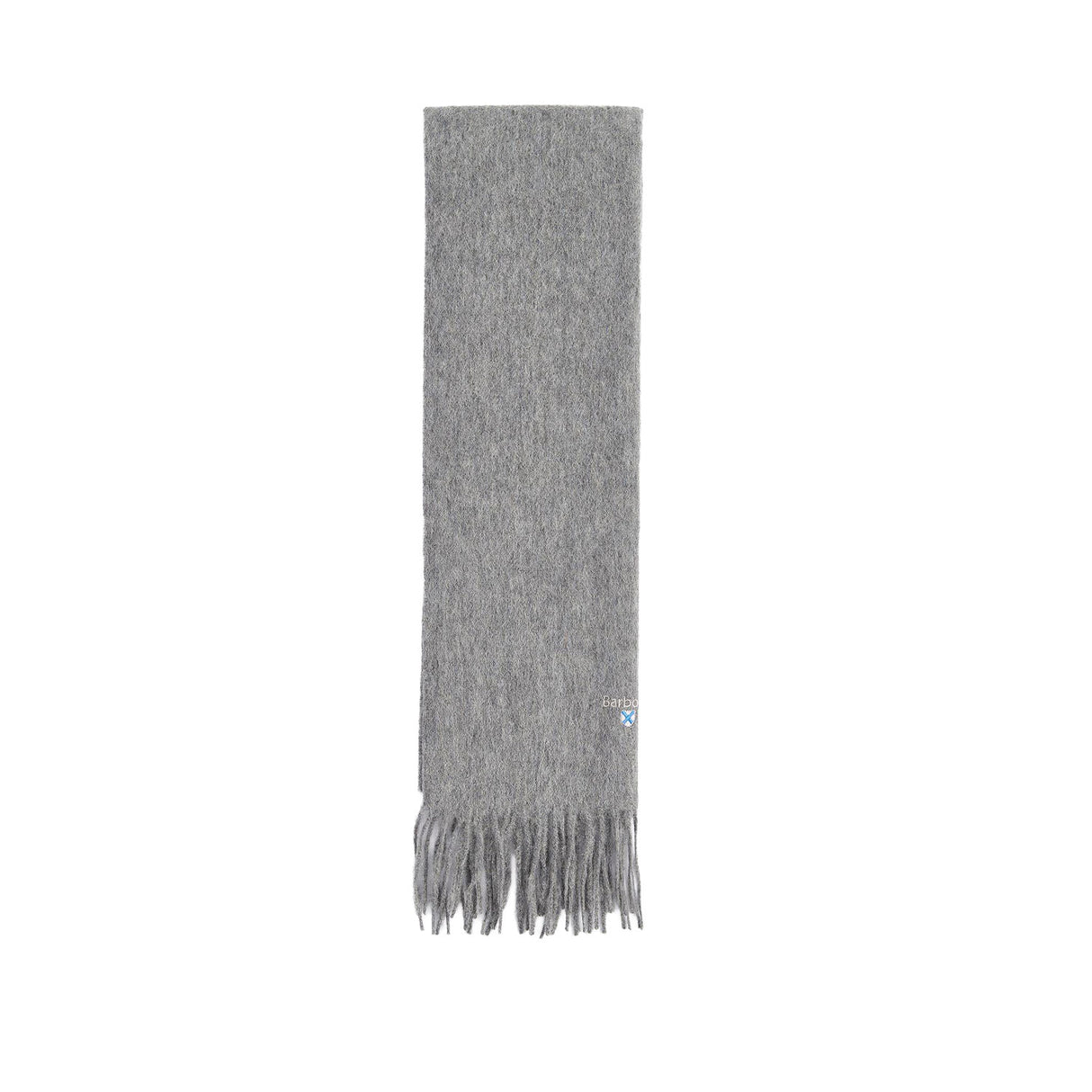 PLAIN LAMBSWOOL SCARF, Silver