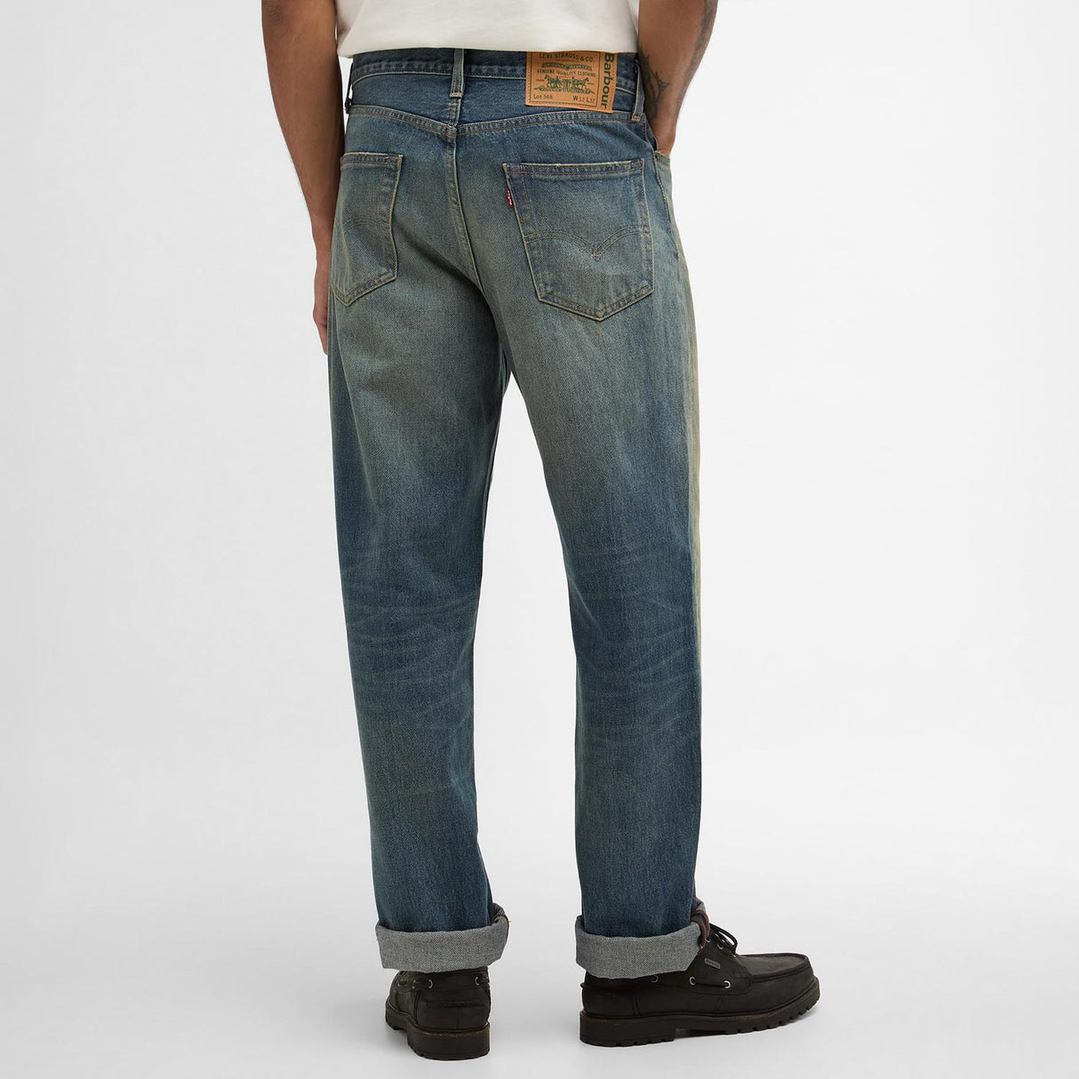 Barbour x Levi's 568 LOOSE JEAN, Dark Worn