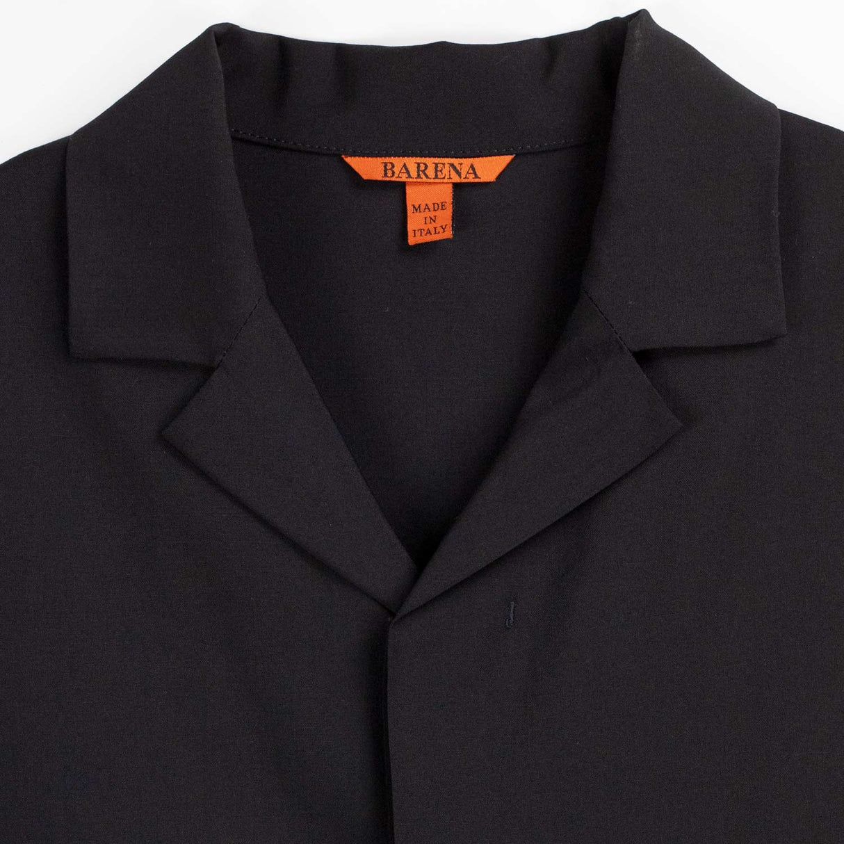 Barena Venezia MEN'S OVERSHIRT ATILA TROPICAL, Black