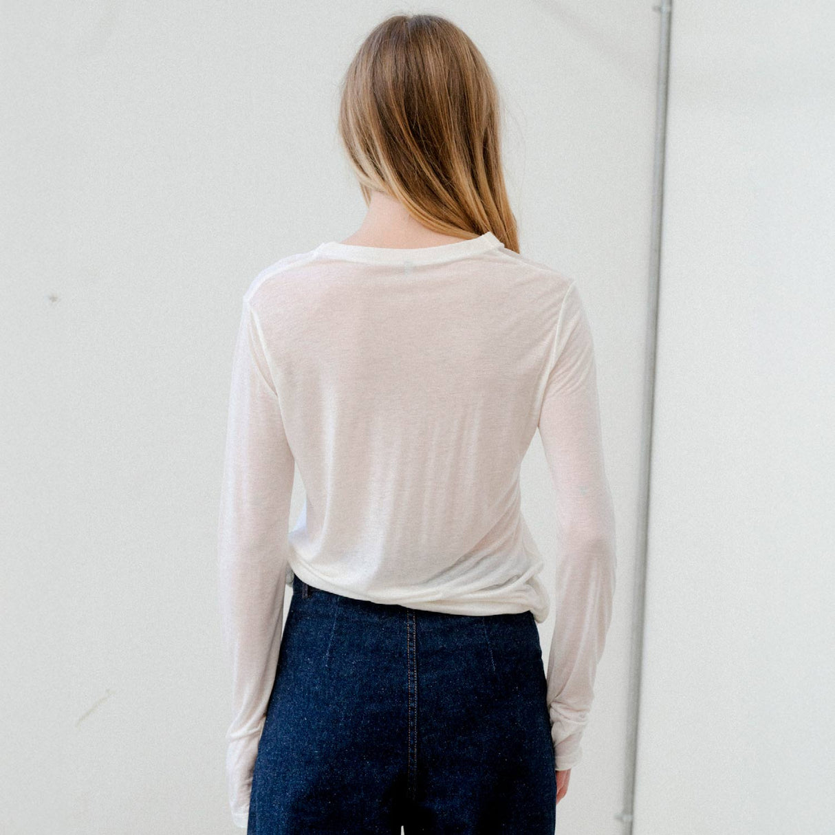Baserange LONG SLEEVE TEE, Undyed