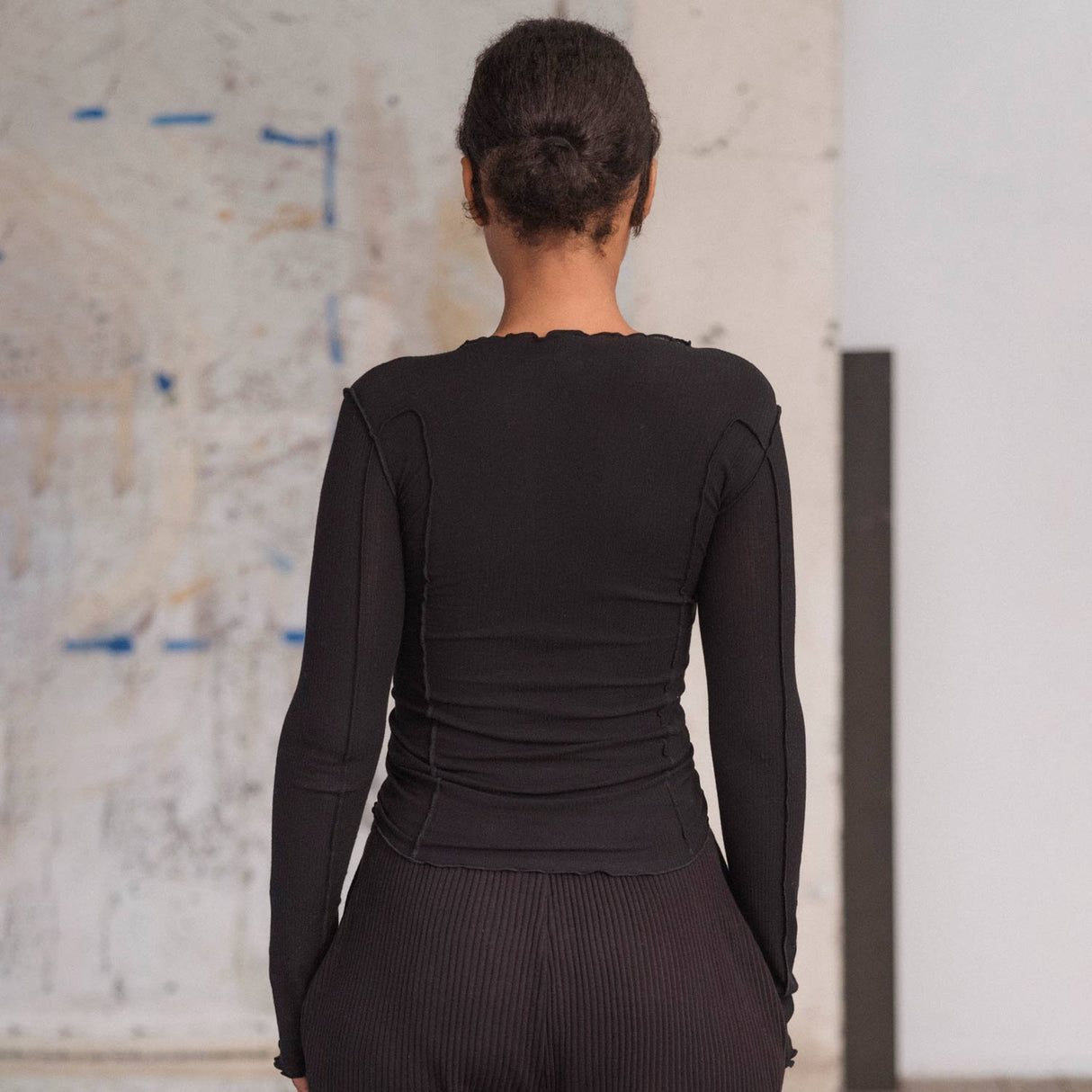 Baserange OMATO LONG SLEEVE, Black