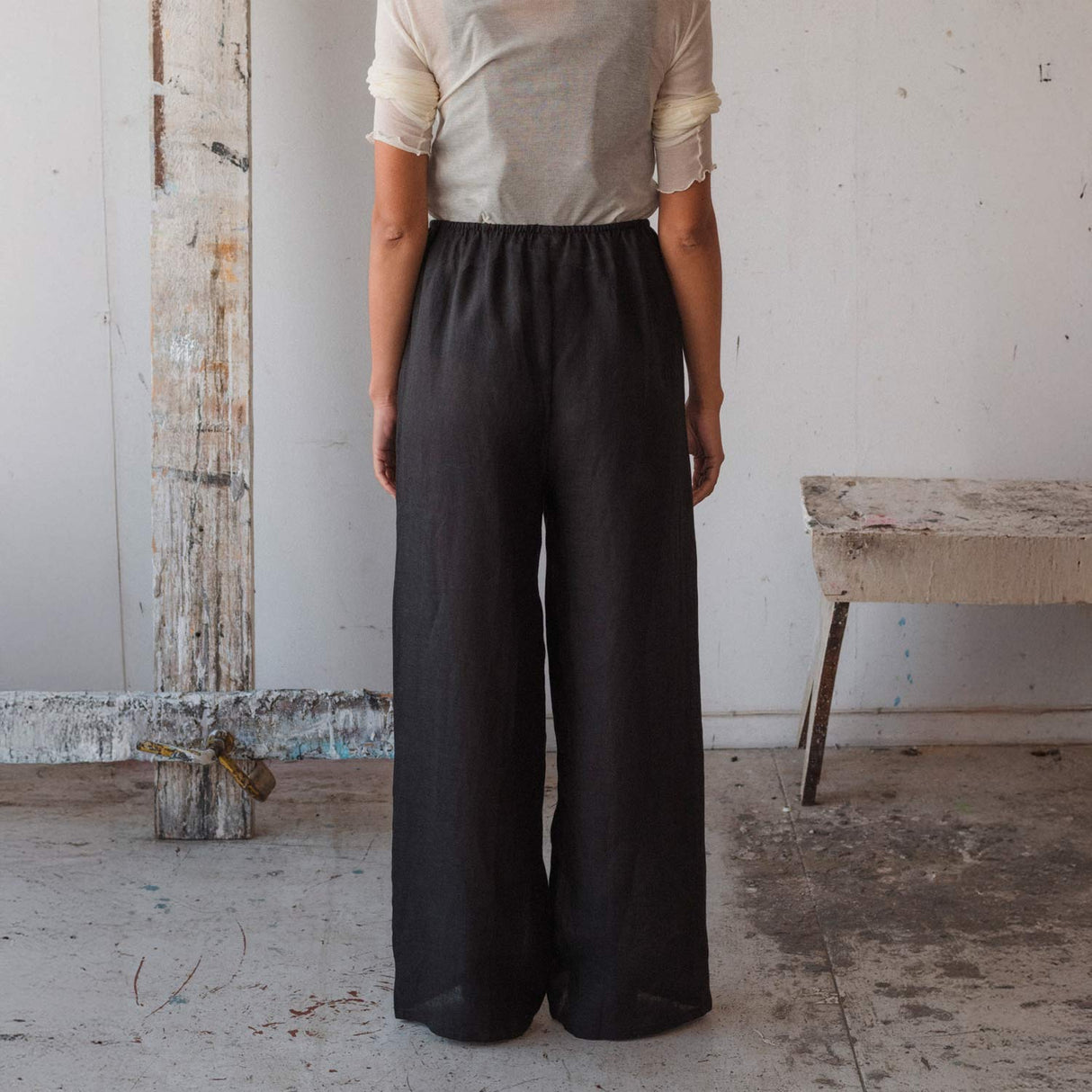 Baserange STOA PANTS, Black