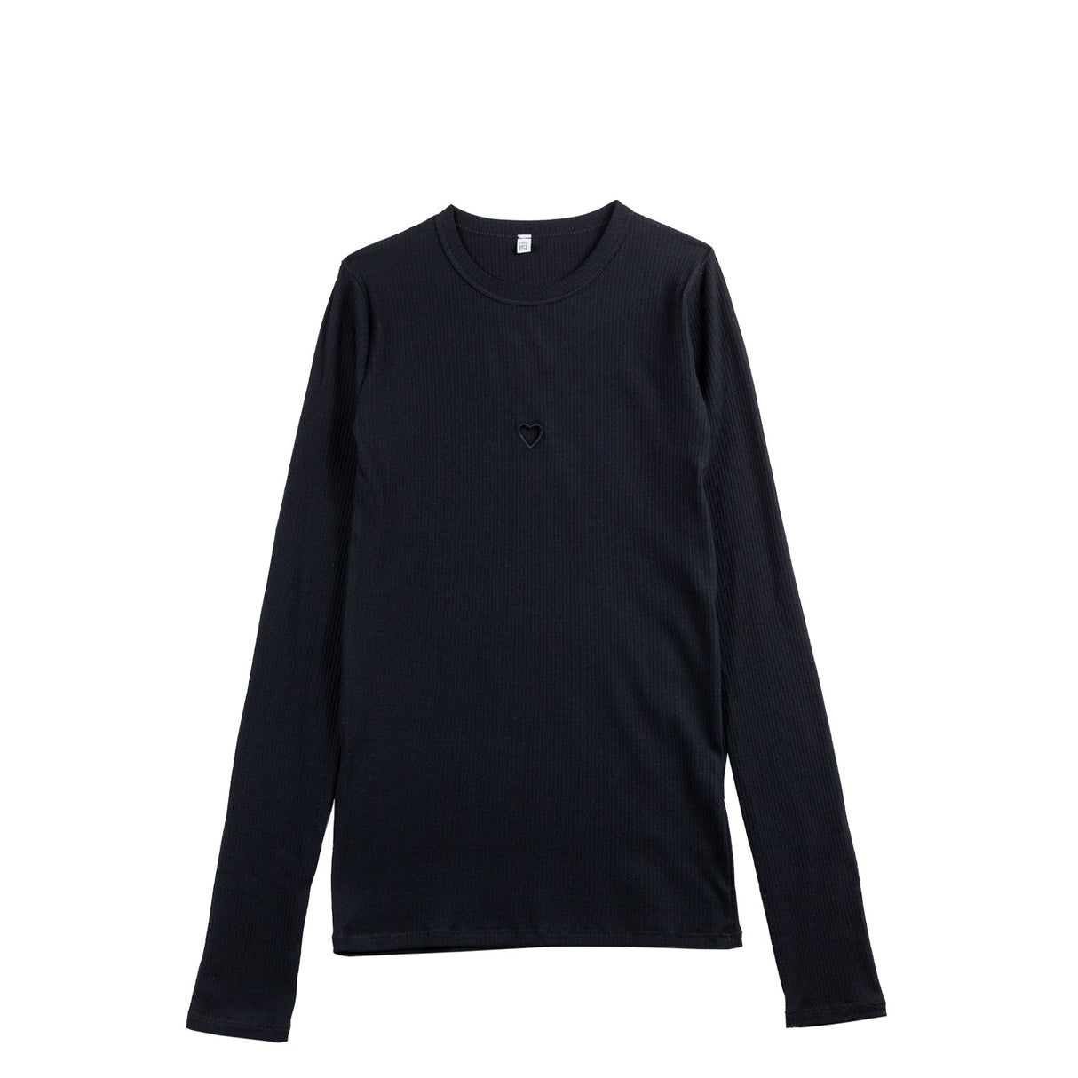 Baserange HEART LONG SLEEVE TEE, Black