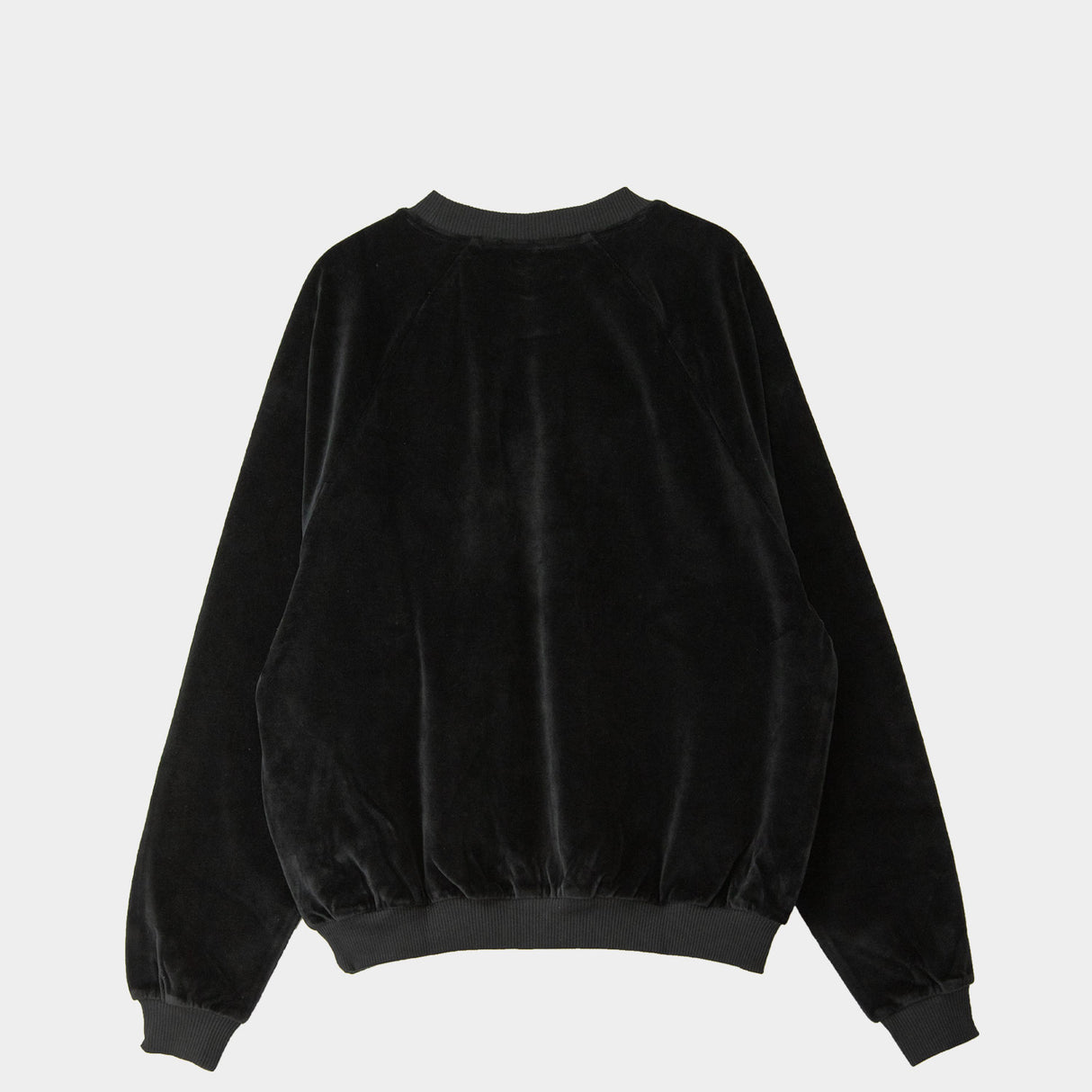 Baserange RIM RAGLAN SWEATSHIRT, Black