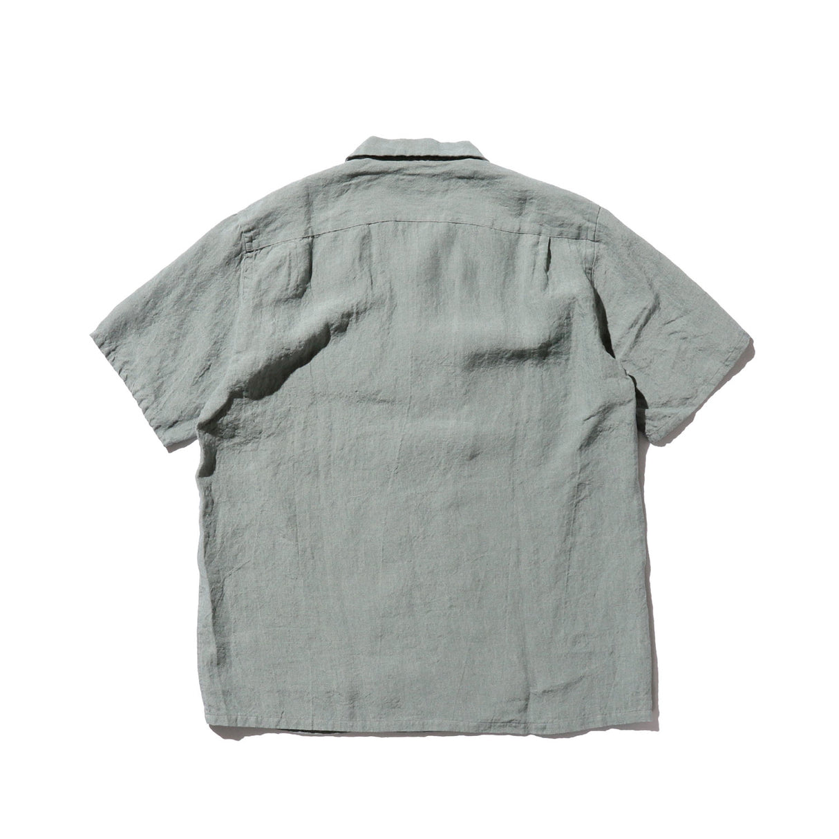 Beams+ OPEN COLLAR 1/40 LINEN, Sax