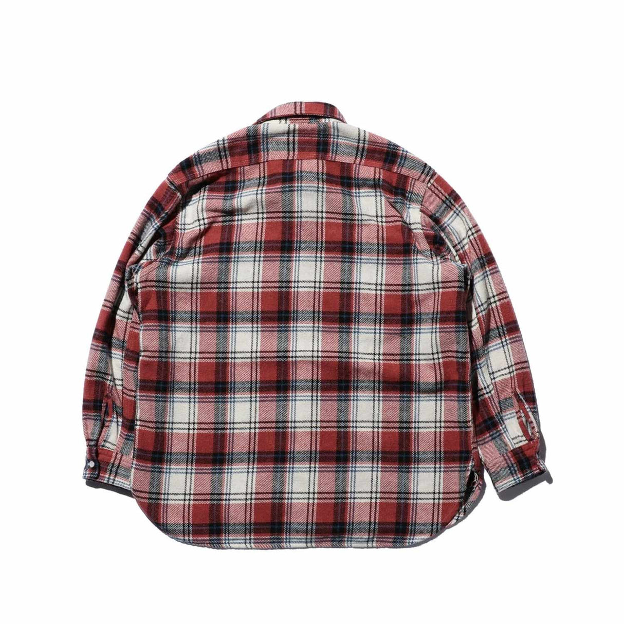 Beams+ WORK NEP PLAID SHIRT, Pink