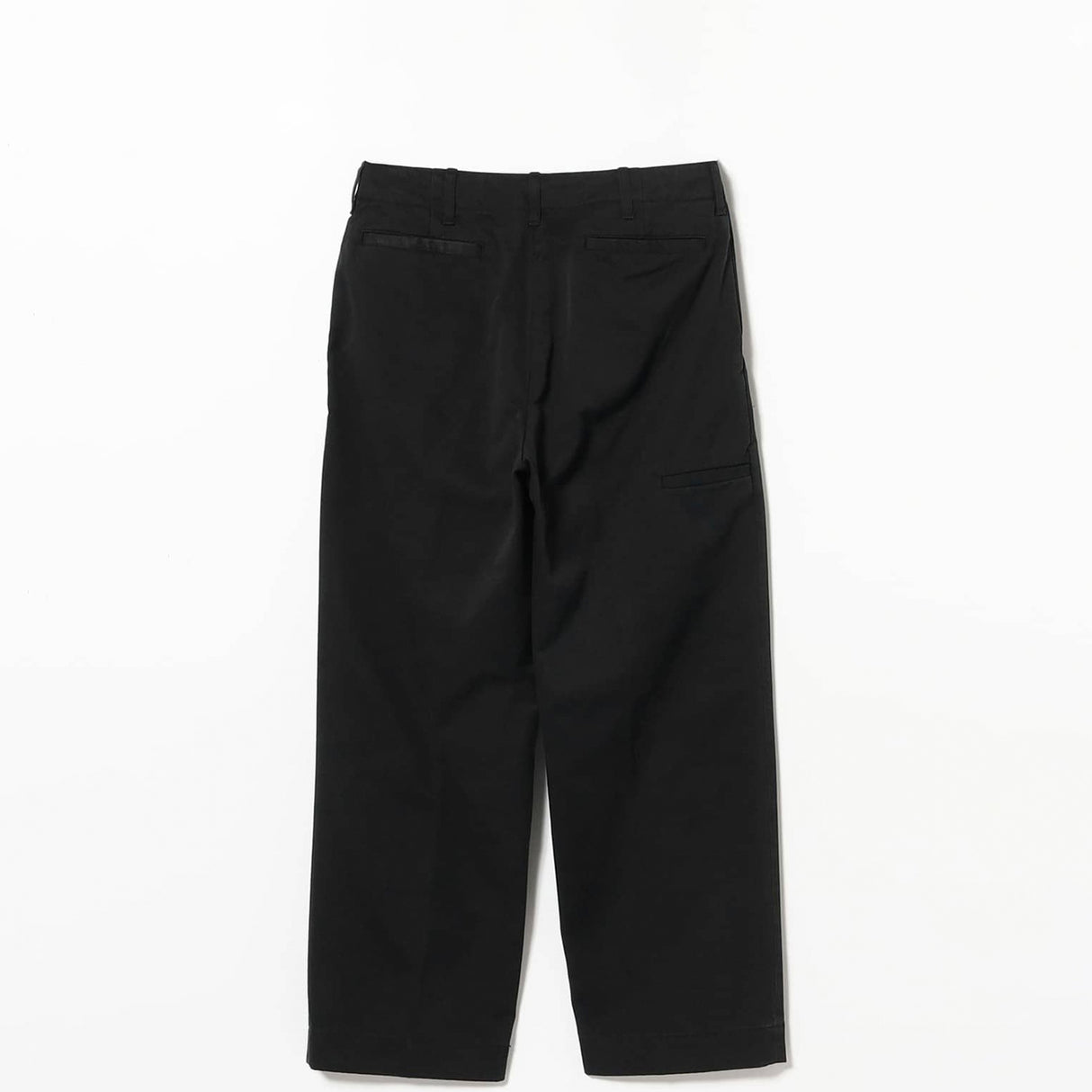 Beams+ WORK TROUSERS 60/2 TWILL, Black