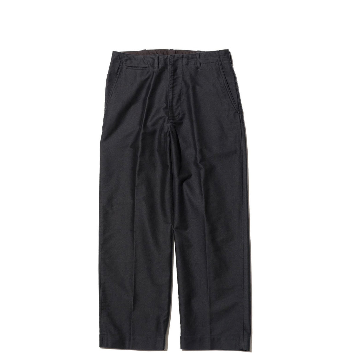 Beams+ WORK TROUSERS COTTON SILK, Black