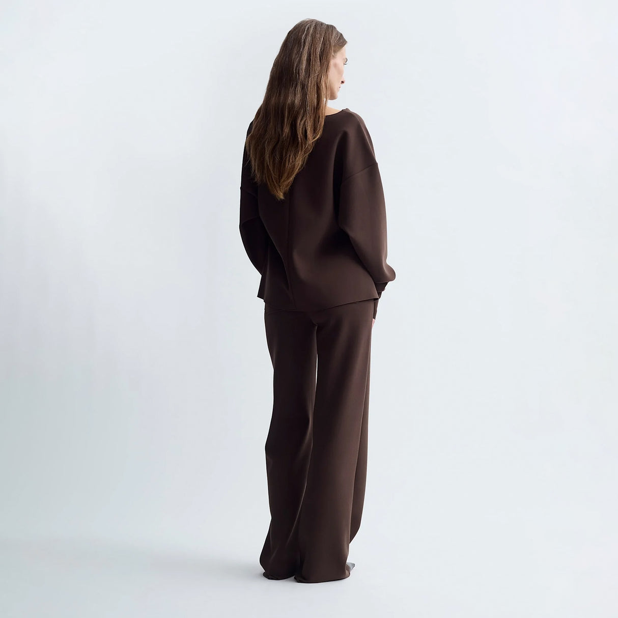 Birrot LAY2 STRAIGHT TROUSER, Cocoa Brown