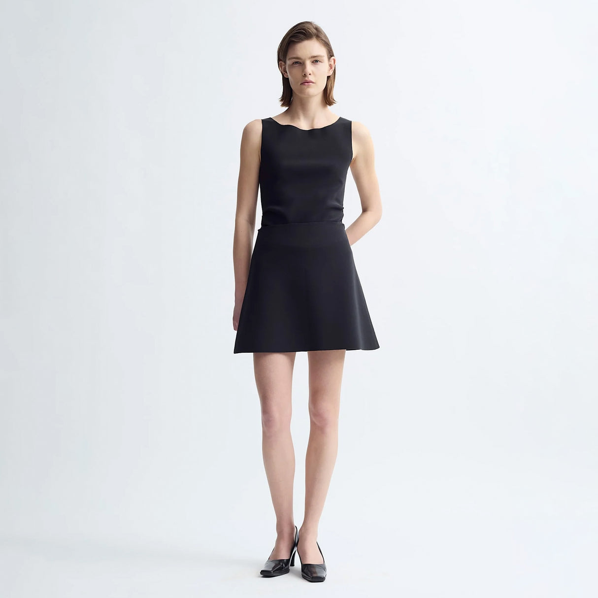 Birrot LAY3 MINI SKIRT, Anthracite