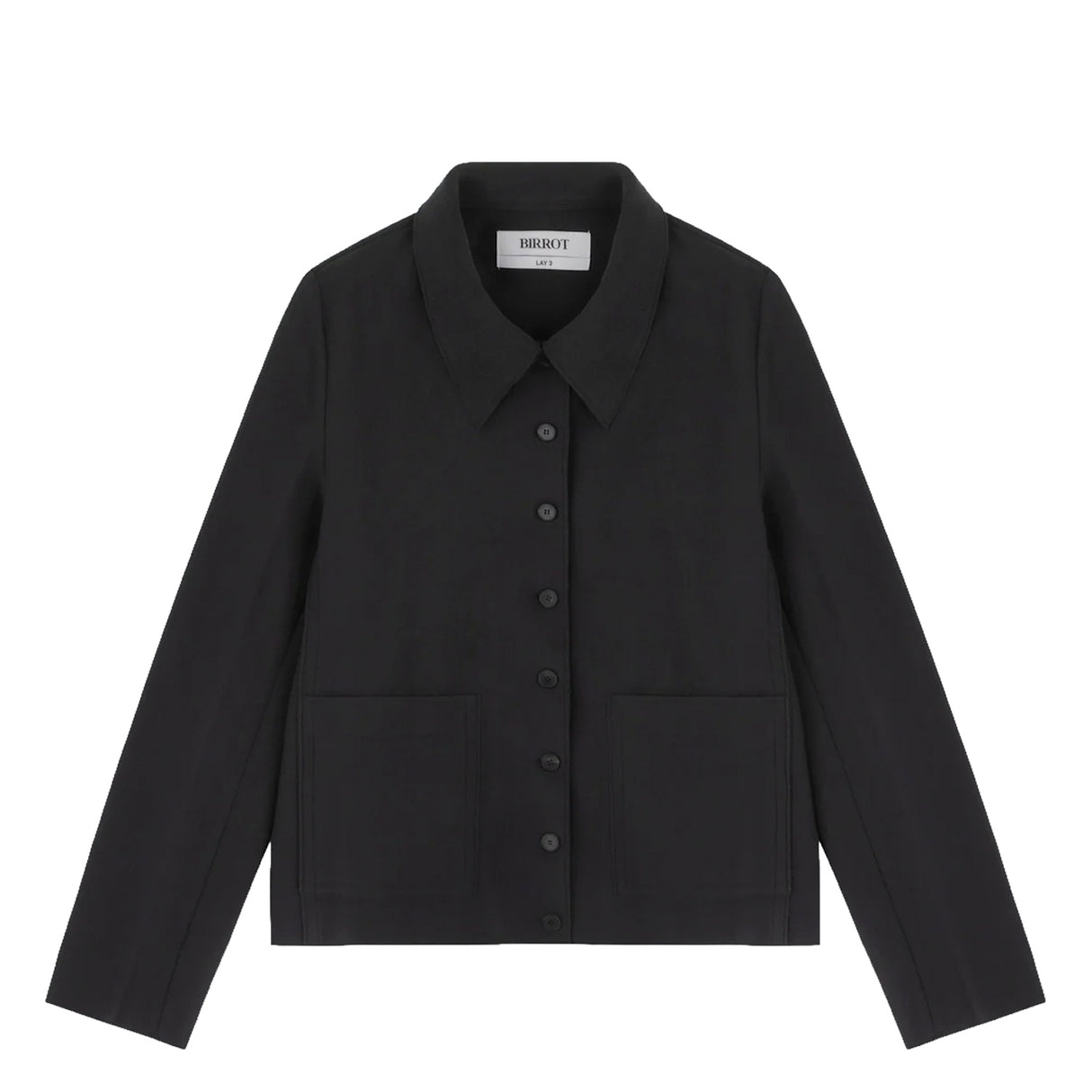 Birrot LAY3 POINT COLLAR JACKET, Anthracite
