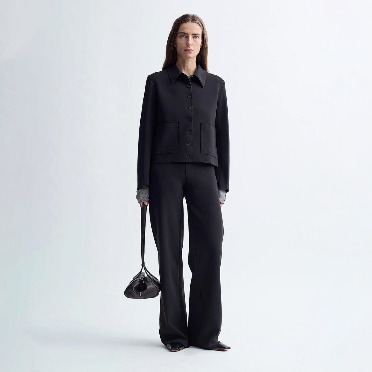 Birrot LAY3 POINT COLLAR JACKET, Anthracite