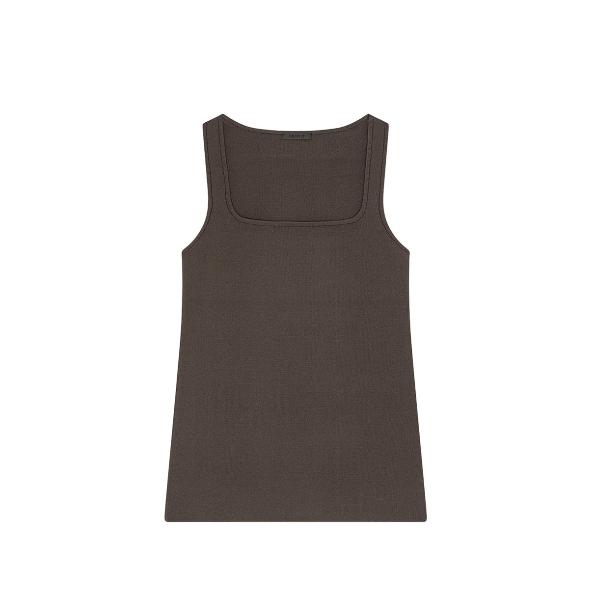 Birrot SLIM KNIT TANK TOP, Espresso