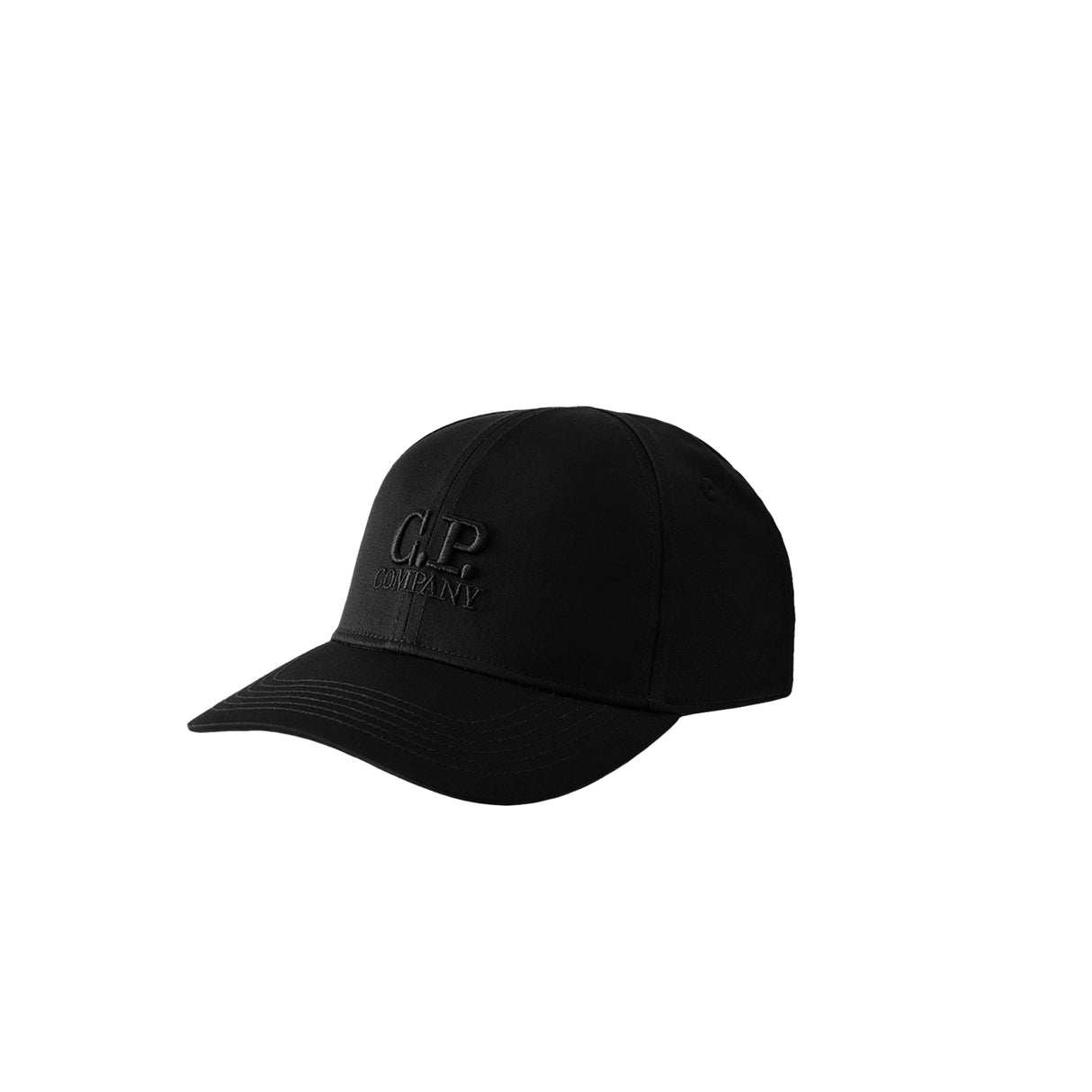 C.P. Company GABARDINE LOGO CAP, Black