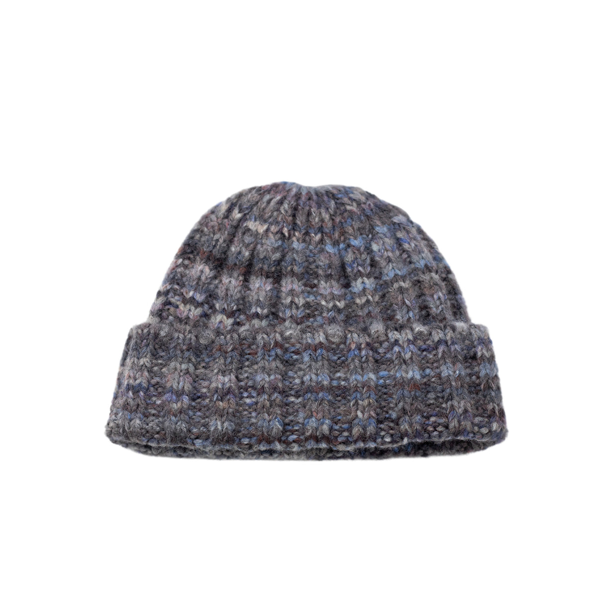 câbleami SPACE DYE YARN RIB CAP, Grey