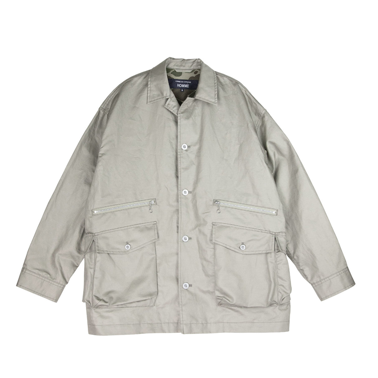 CDG Homme MULTI POCKET CHORE JACKET, Stone