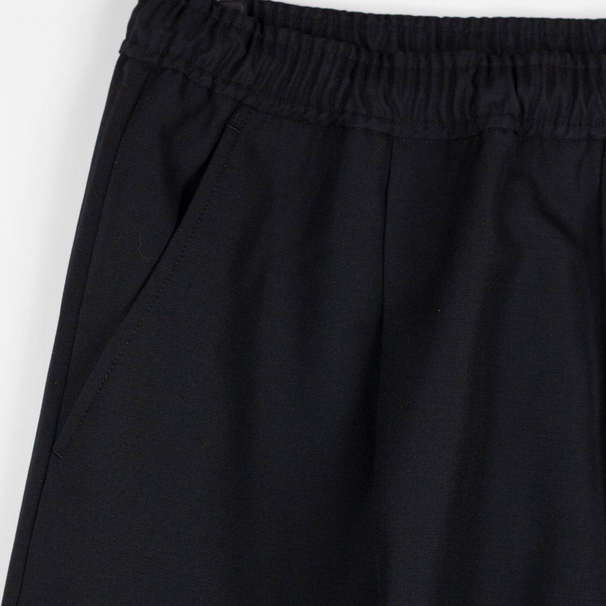 CDG Homme WOOL GABARDINE PANTS, Black