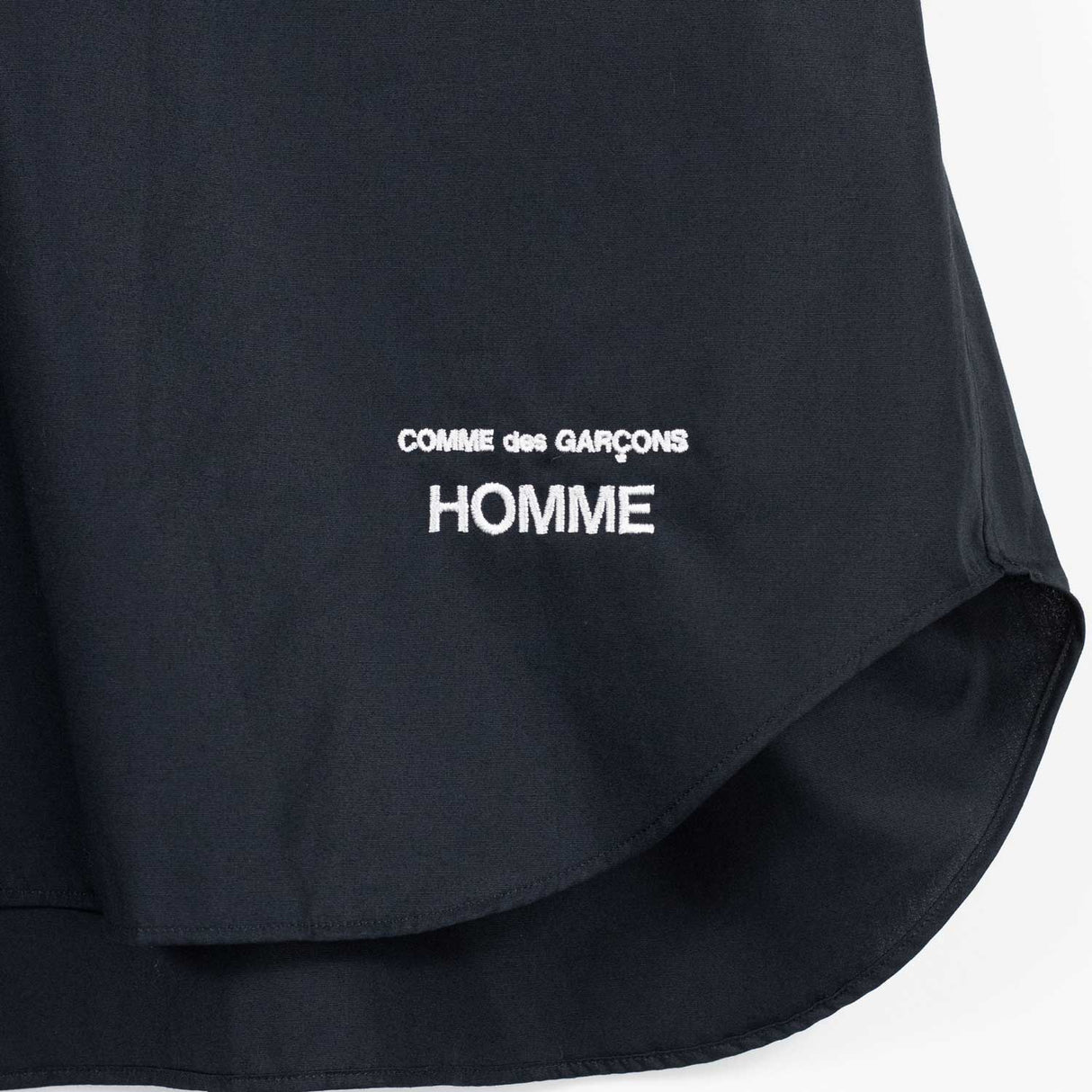 CDG Homme COTTON BROAD S/S SHIRT, Black