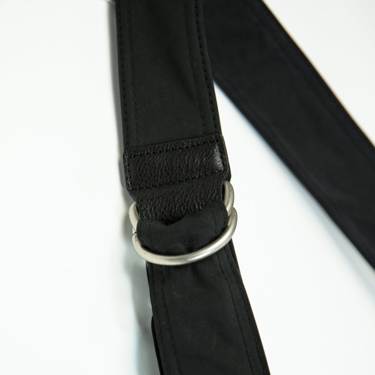 CDG Homme POLYESTER SUEDE BAG, Black