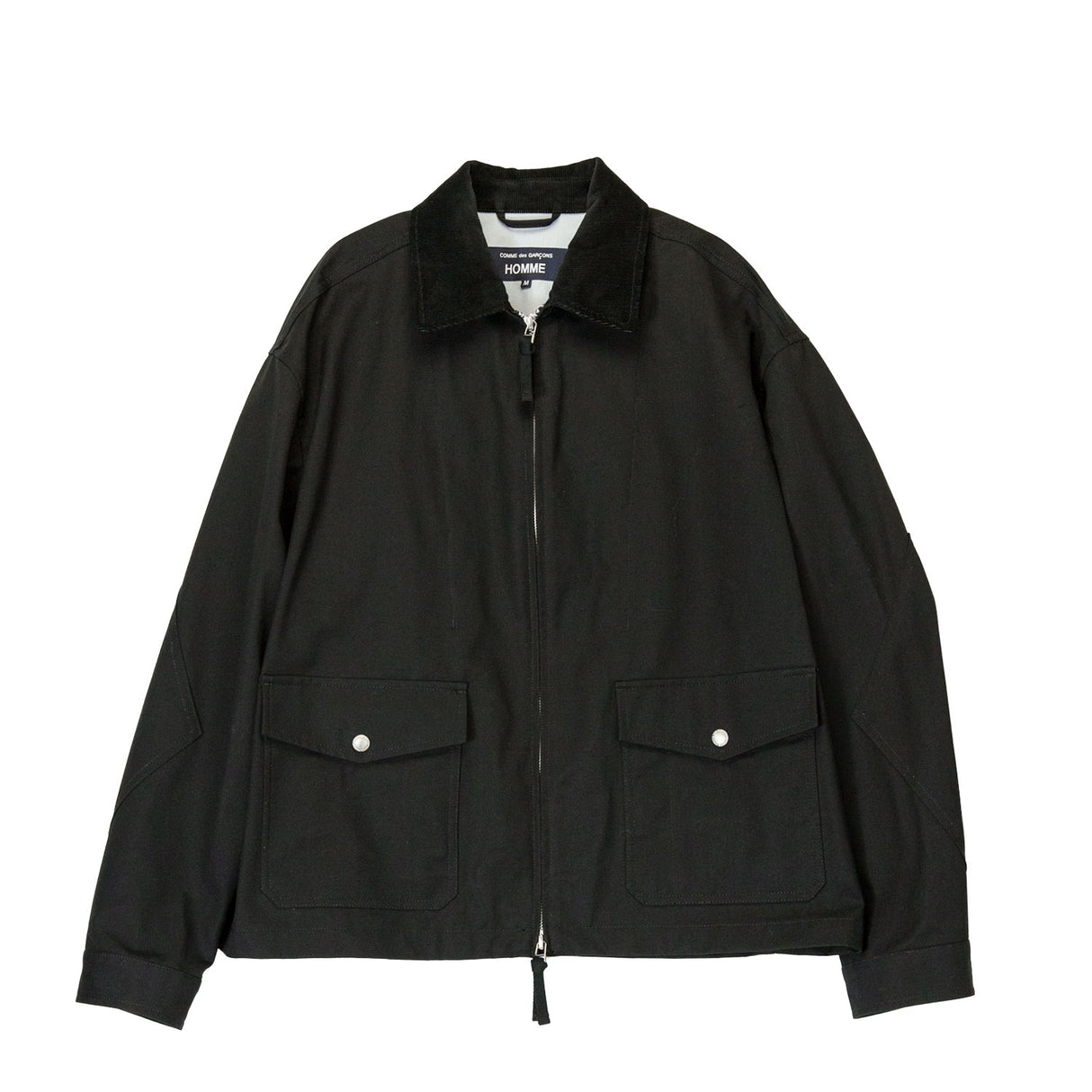 CDG Homme COTTONA NYLON 3L JACKET, Black