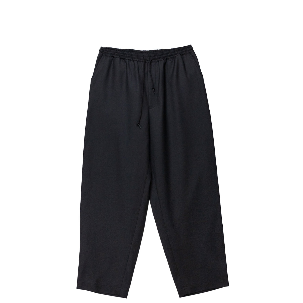 Black pants on a white background