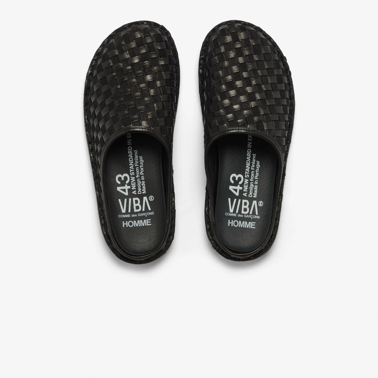 CDG Homme x VIBAe ROMA WOVEN, Black