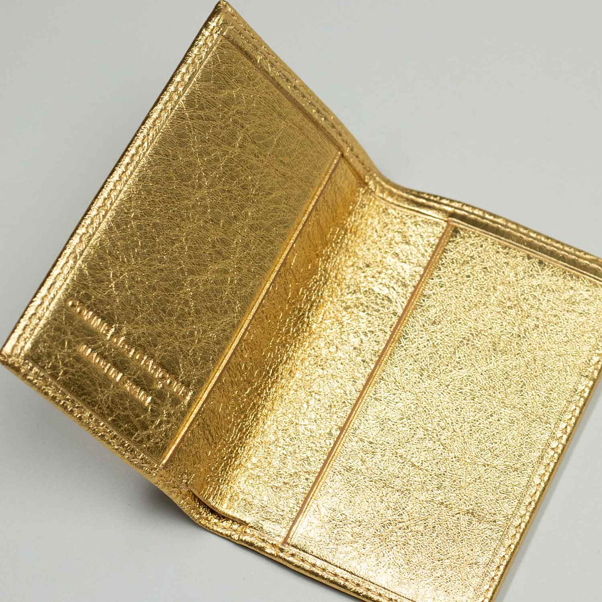 Comme des Garçons WALLET SA6400G GOLD LINE, Gold