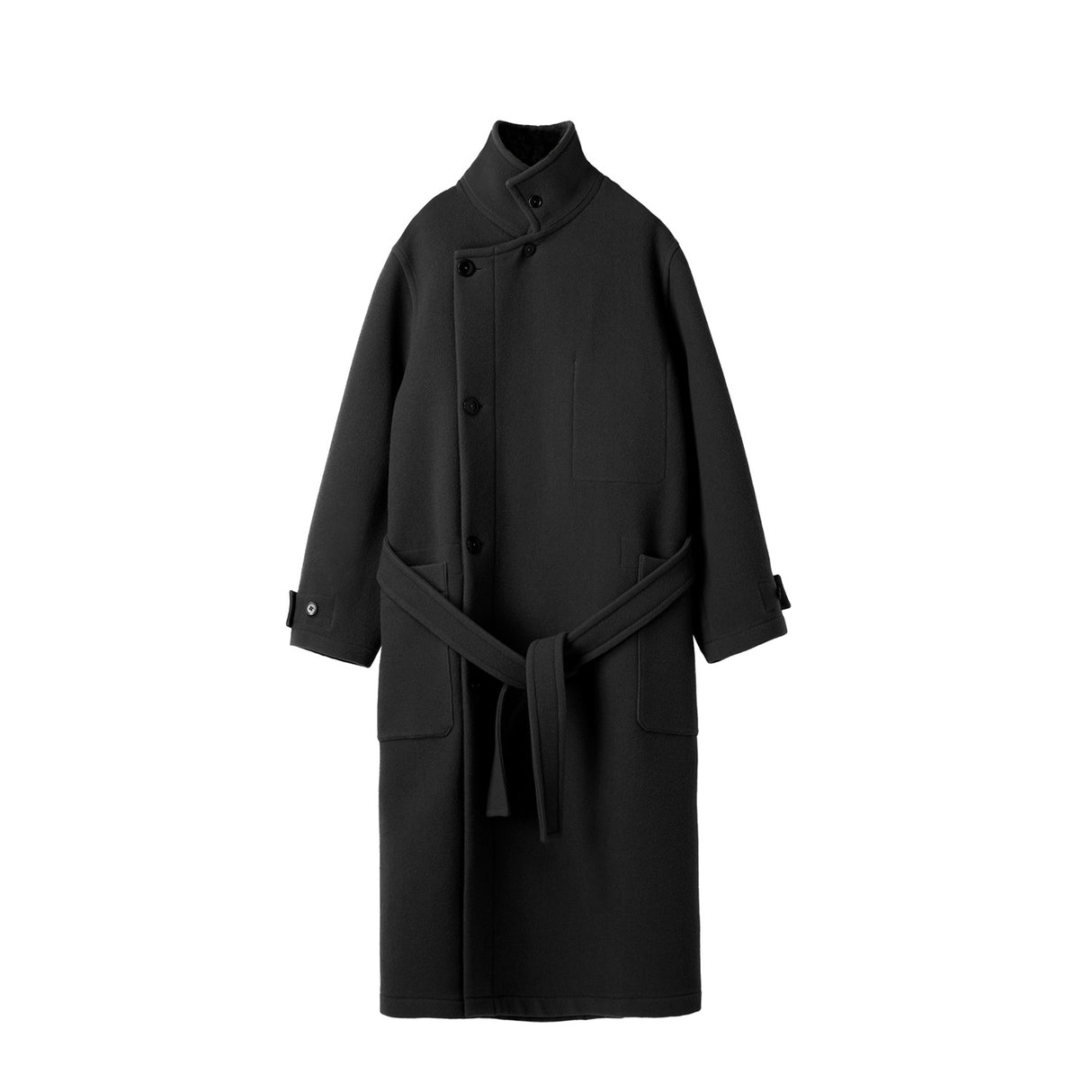 Lemaire WRAP COAT, Black