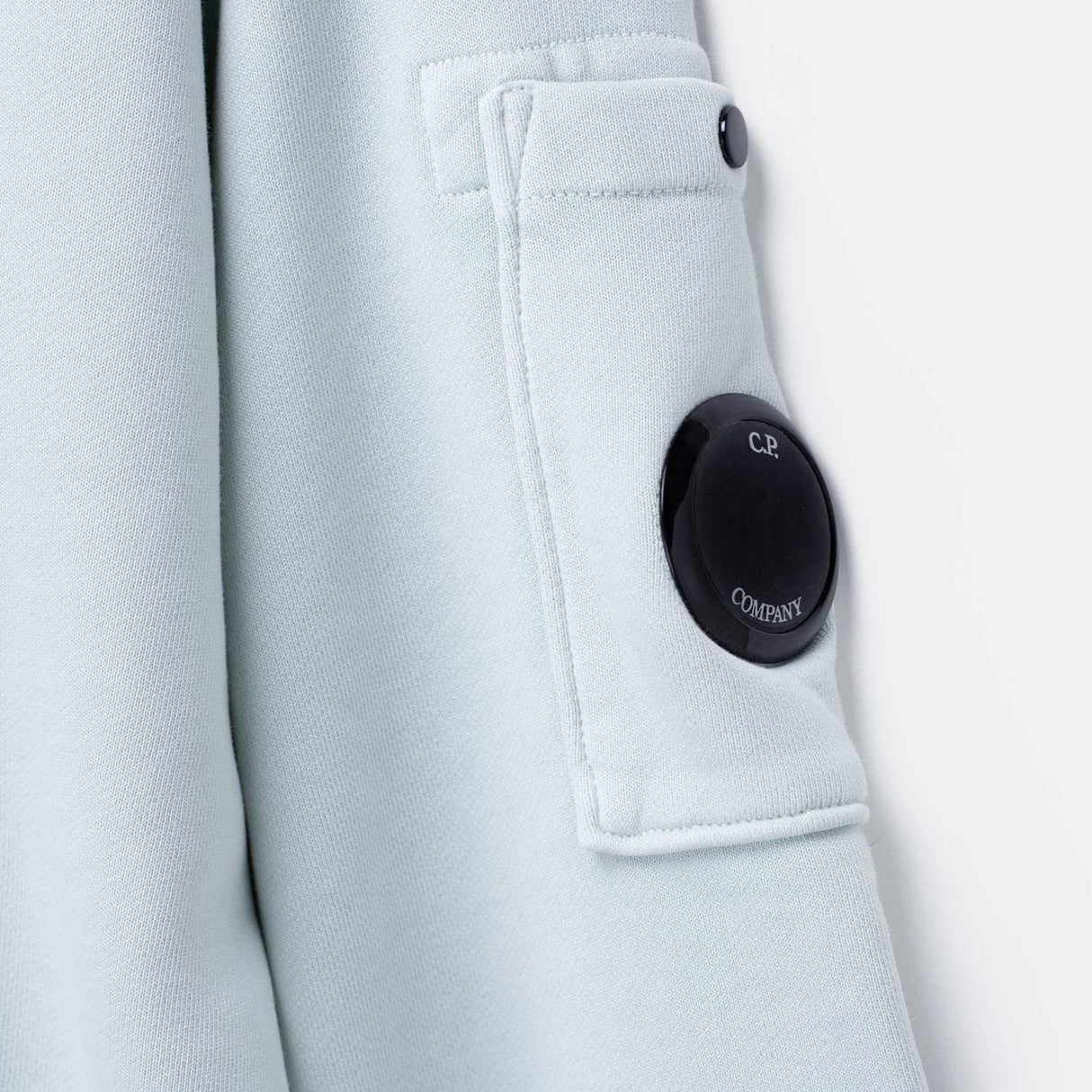 C.P. Company CREWNECK LENS SWEATSHIRT, Misty Blue
