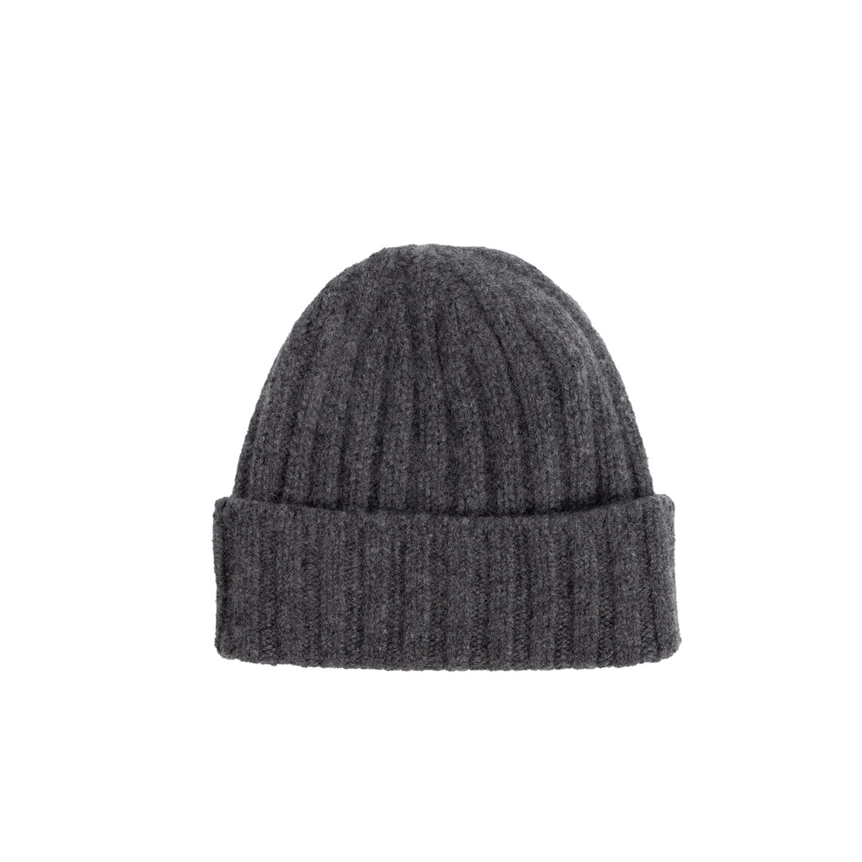 câbleami CASHMERE RIB WATCH HAT, Grey