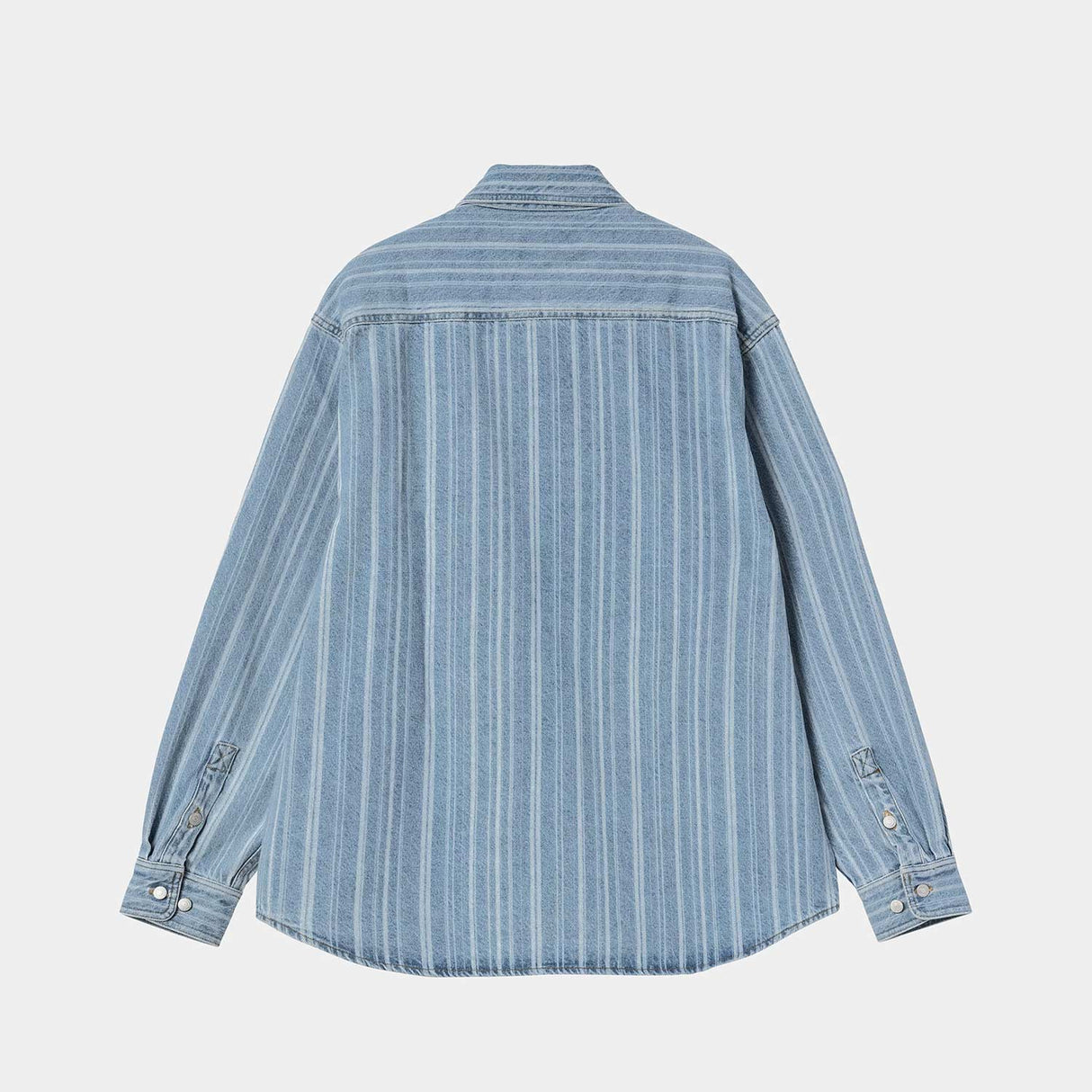 Carhartt WIP RYLAN SHIRT JAC STRIPE, Blue