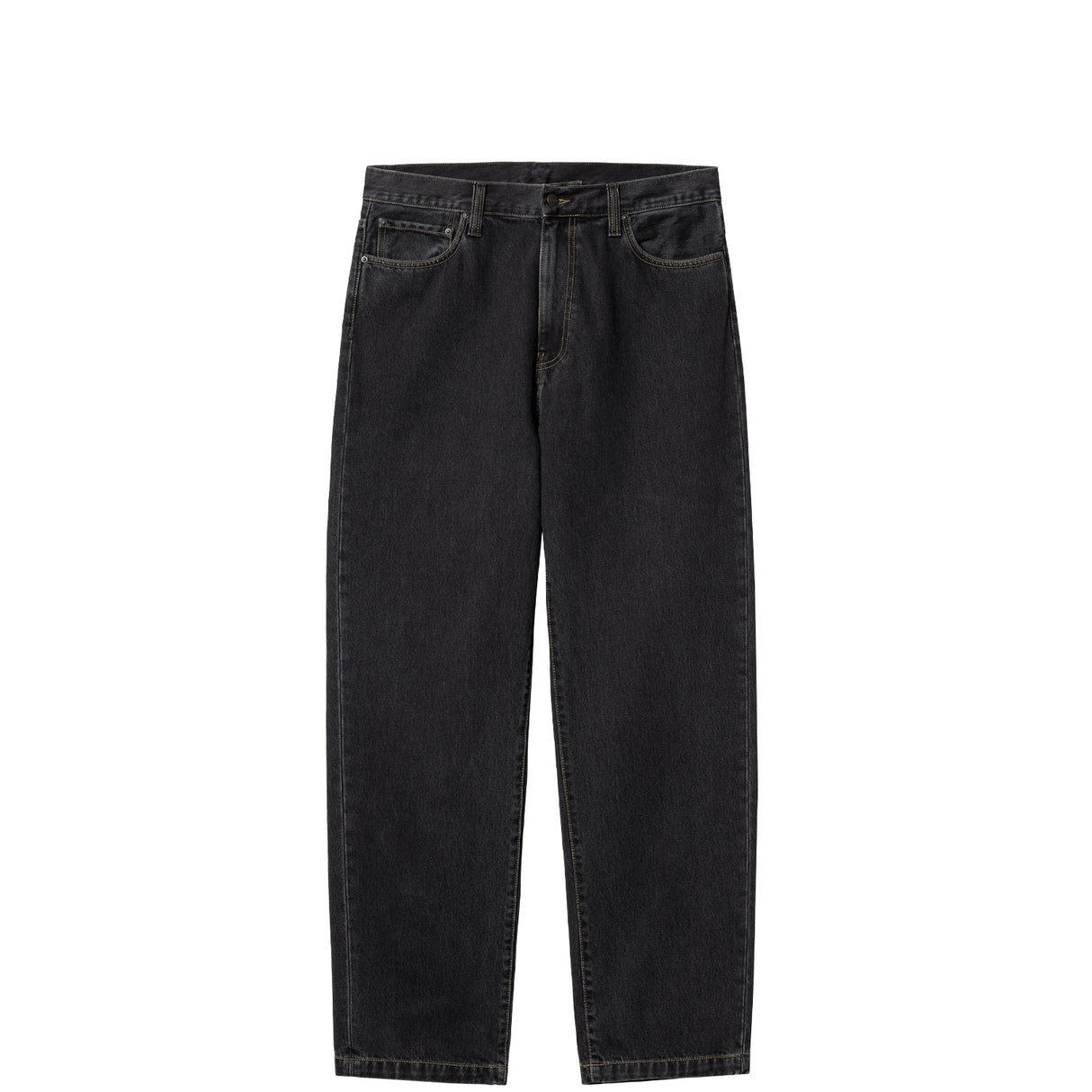 Carhartt WIP AARON PANT, Black Stone Washed