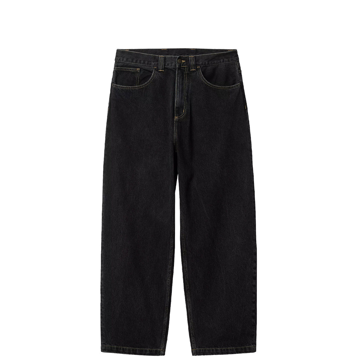 Carhartt WIP BRANDON PANT, Black Stone Wash