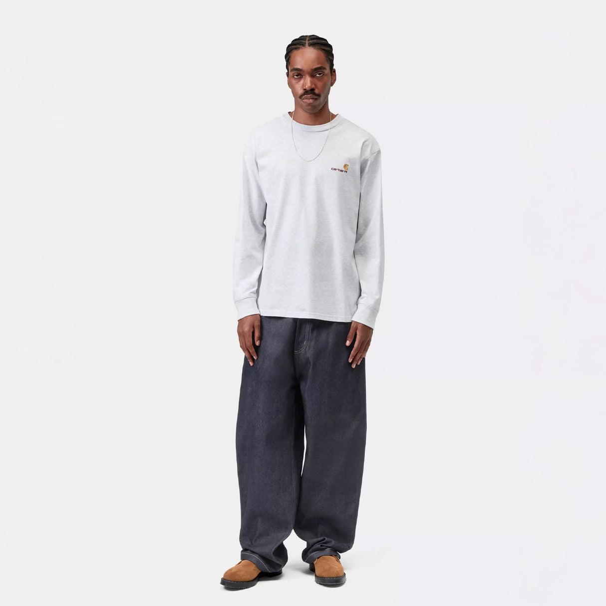 Carhartt WIP BRANDON PANT, Blue Rigid