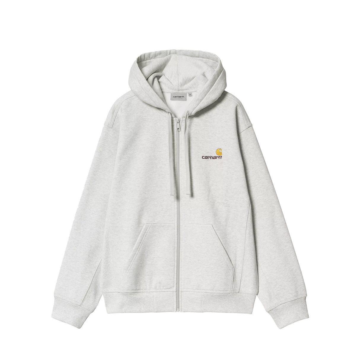 Carhartt WIP HOODED AMERICAN SCRIPT JACKET, Ash Heather
