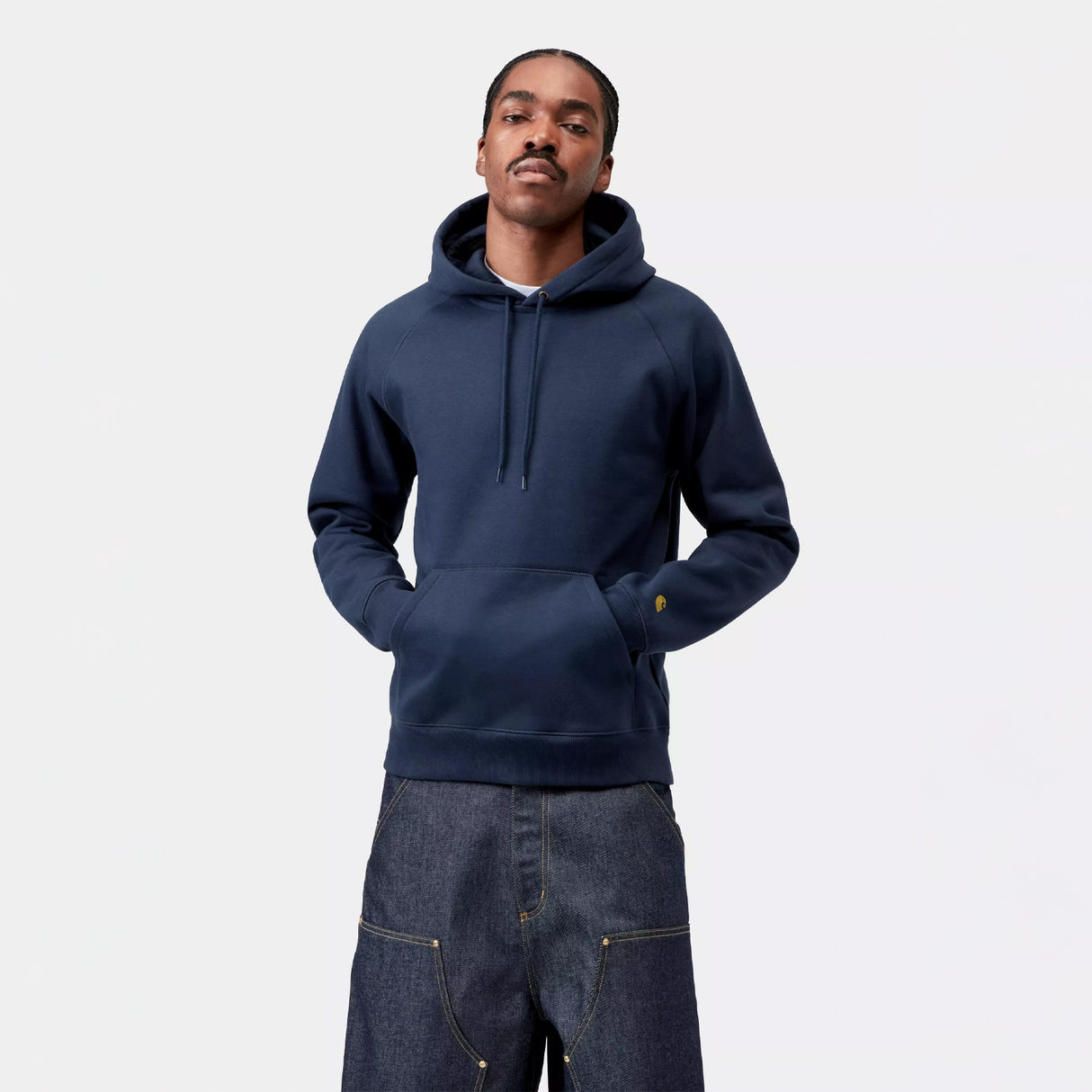 Carhartt WIP HOODED CHASE SWEATSHIRT, Jupiter/Gold