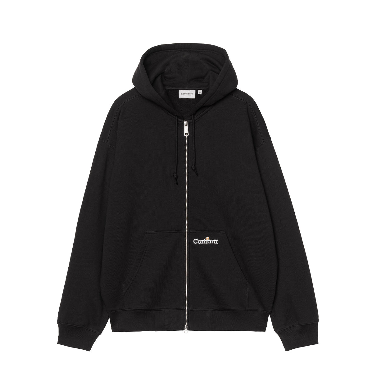 Carhartt WIP HOODED WIP LABEL SWEAT JACKET, Black