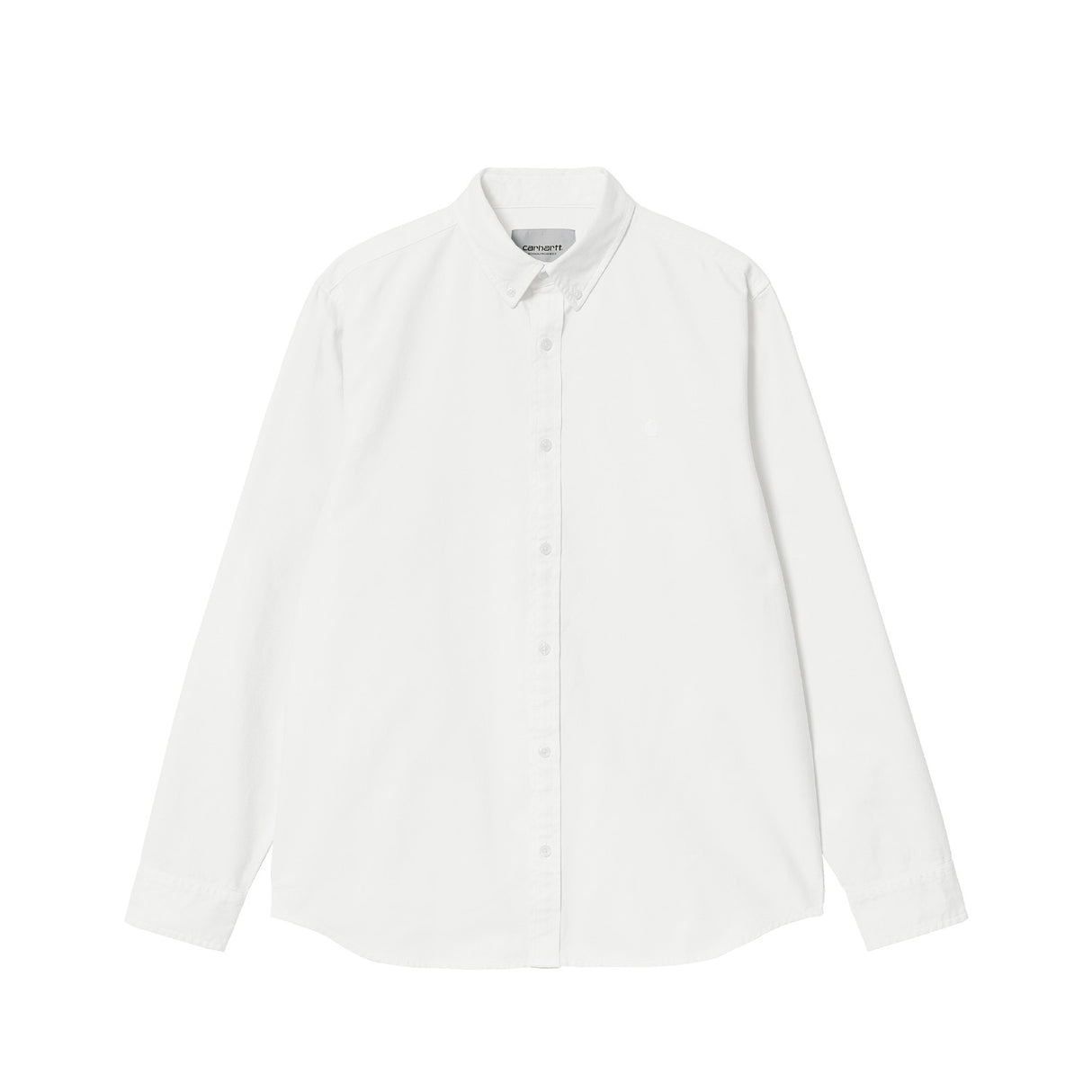 Carhartt WIP L/S BOLTON SHIRT, White (Garment Dyed)