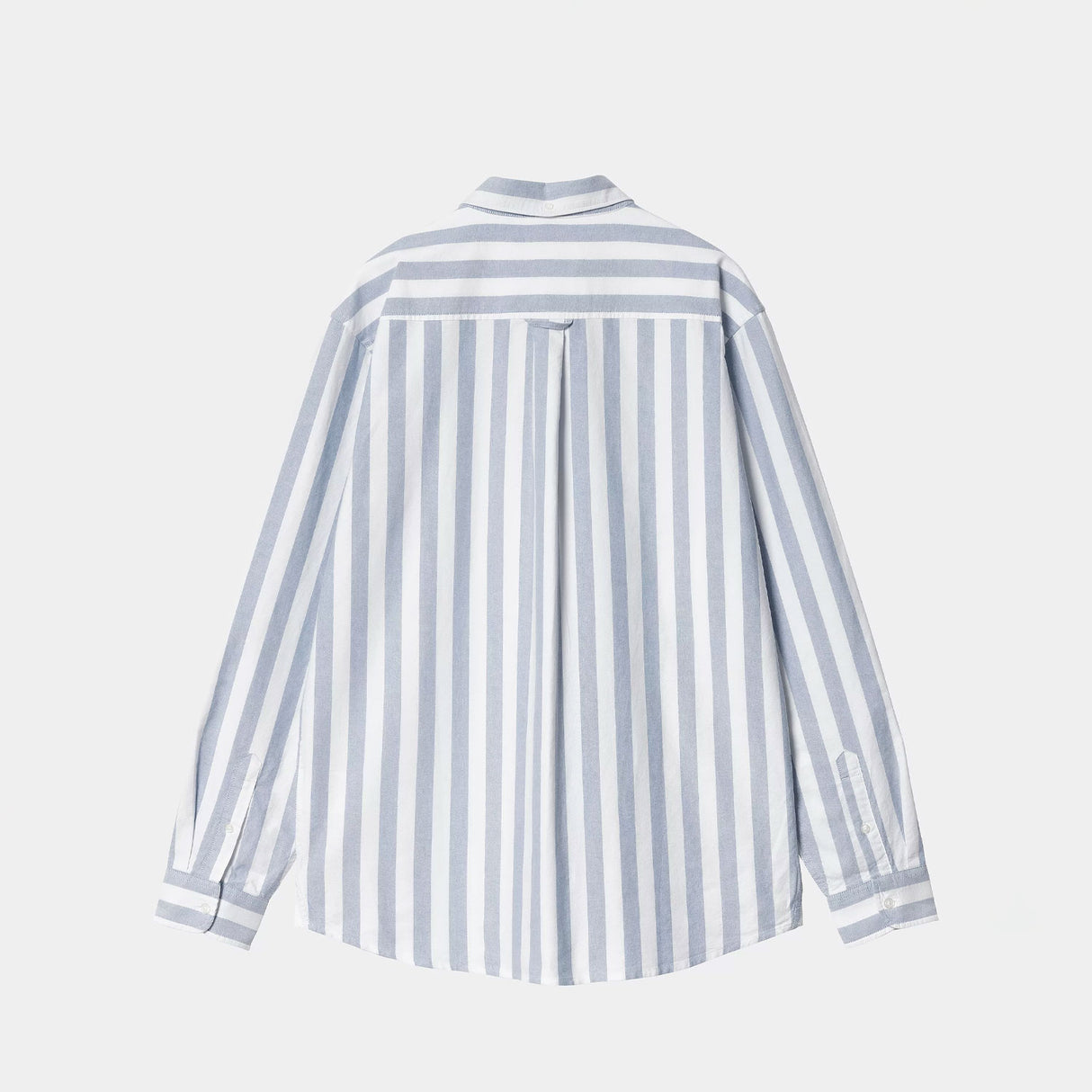 Carhartt WIP L/S DILLION SHIRT DILLION STRIPE, Bleach/White